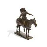 Cyrus Edwin Dallin, Appeal to the Great Spirit, 1913, bronze with medium brown patina