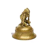 Waldine Tauch, Indian inkwell, gilt bronze