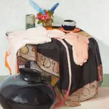 William Victor Higgins, Pink and Black (Still Life)