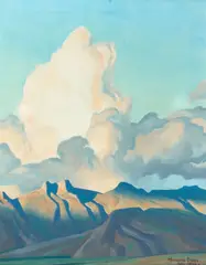 Maynard Dixon, Glory After Storm, oil on canvas laid to artist's board