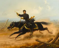 James Walker, Sheridan's Ride, oil on canvas