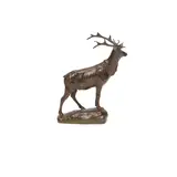 Eli Harvey, Elk, circa 1905, bronze with brown patina