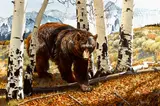Nicholas Wilson, High Country Descent, oil on canvas