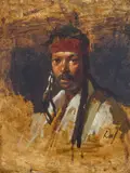 David A. Leffel, Julio, oil on canvas