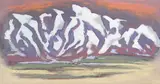 Howard Cook, Mountain Twilight, oil on canvas
