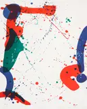 Untitled (Lembark L.88; SF-62) by Sam Francis, 1967, Lithograph in colors, on Rives BFK paper, sold Nov 2021