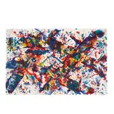 Sam Francis, Doubled Cross (Lembark L.168; SF-188), 1973, Lithograph in colors, on Rives BFK paper