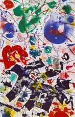 Untitled (SF-357) by Sam Francis, 1992, Lithograph in colors, on wove paper, sold Nov 2021
