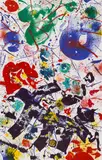 Untitled (SF-357) by Sam Francis, 1992, Lithograph in colors, on wove paper, sold Nov 2021