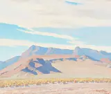 Maynard Dixon, Inyo County, 1923, oil on board