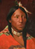 E. Irving Couse, John Concho, Taos Pueblo