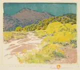 Gustave Baumann, Arroyo Chamisa, (Chamberlain 121)