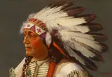 Charles Craig, Ute Indian Chief, circa 1881, oil on canvas