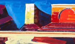 Monument Valley by Conrad Buff, oil on board, sold Aug 2021