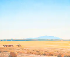 Maynard Dixon, Land Westward, 1936-1945, oil on canvas
