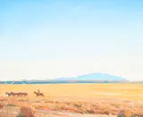 Maynard Dixon, Land Westward, 1936-1945, oil on canvas