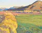 Maynard Dixon, Willows of Mt. Carmel, 1925, oil on canvas