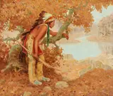 E. Irving Couse, Watching