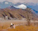 Fremont F. Ellis, The Sacred Mountain (Taos), 1971, oil on canvas
