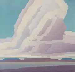 Cloud Pattern by Harold 'Buck' Weaver, circa 1930, oil on Masonite, sold Aug 2021