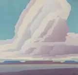 Harold 'Buck' Weaver, Cloud Pattern, circa 1930, oil on Masonite