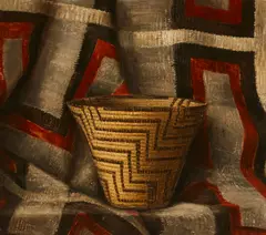 Frederick John Behre, Indian Basket, oil on Masonite