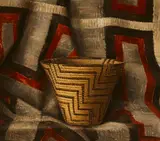 Frederick John Behre, Indian Basket, oil on Masonite