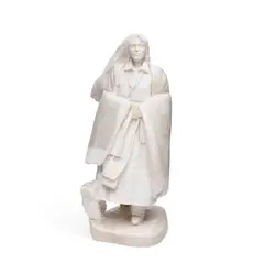 Tim Washburn, Navajo Woman, 1990, marble