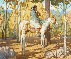 Tim Solliday, Woodland Song, 2013, oil on canvas