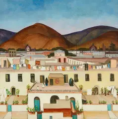 Henrietta Shore, Mexico, oil on canvas