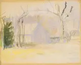 Wolf Kahn, Purple Barn