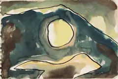 Arthur Dove, Untitled, circa 1940-41, watercolor, black ink, and graphite on paper