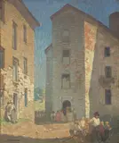 Robert Spencer, The Two Mills, circa 1911, oil on canvas