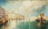 Thomas Moran, Passing Shower, Venice, 1902, oil on canvas