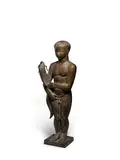 John Storrs, Boy with Catfish (Fountain), circa 1911-1917, bronze with brown and verdigris patina