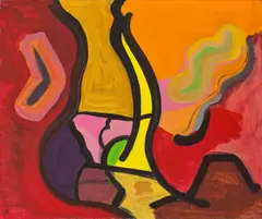 David Barbero, Lumina, acrylic on canvas