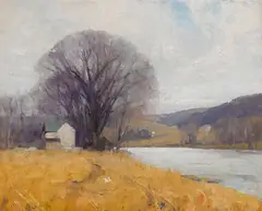 Allen Dean Cochran, Two early Spring landscapes (a group of two)