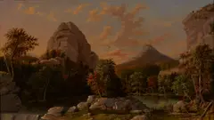 Albertus Del Orient Browere, Nature's splendor, oil on board