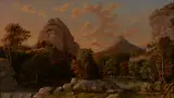 Albertus Del Orient Browere, Nature's splendor, oil on board