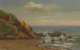 Bertha Stringer Lee, Calm Day on the Shore, 1900, oil on canvas