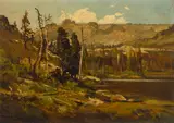 William Keith, Landscape with lake