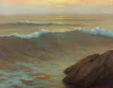 Roi Clarkson Coleman, The Western Sea, 1919, oil on canvas
