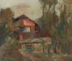 Karl Yens, Evening Glow, oil on canvas