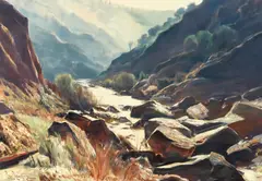 Paul Lauritz, Passage Eternal, Laguna Canyon, oil on canvas