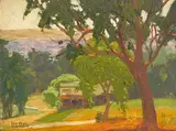 Sam Hyde Harris, House in a landscape