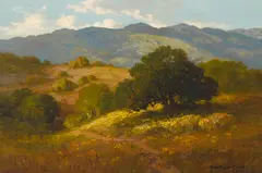 Ralph Davison Miller, Flying Shadows, Malibu, oil on canvas