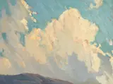 George Kennedy Brandriff, Cloud Pattern, circa 1933, oil on board