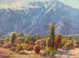 Paul Grimm, Barrel cacti in Devil's Garden before San Jacinto
