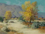 Carl Sammons, Cottonwoods, Autumn, Palm Springs and Smoke Trees, Palm Springs (a group of two)
