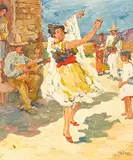 Charles A. Fries, The Spanish Dancer